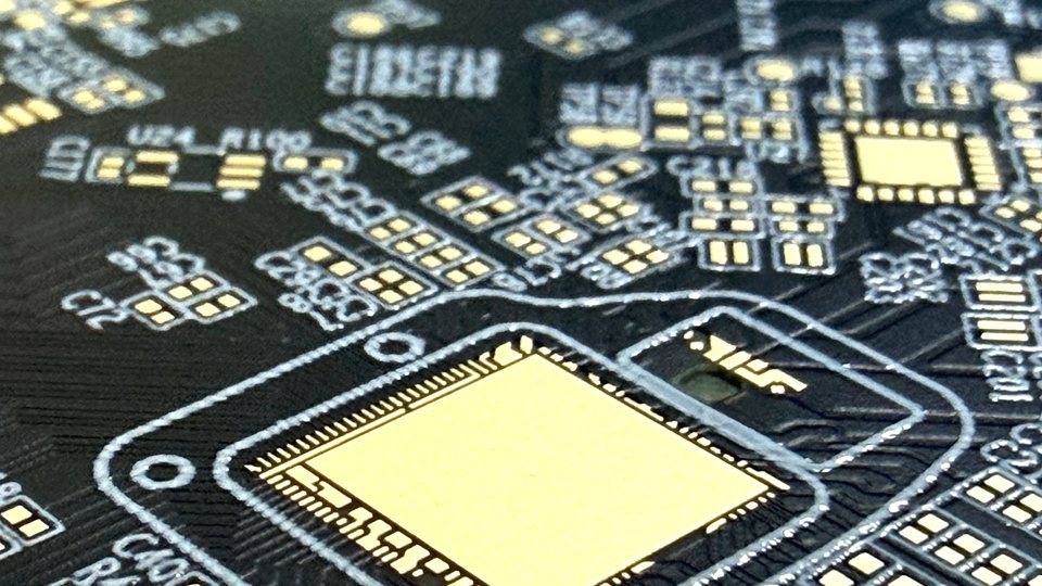 Surface Finish & Solder Mask Color PCB - 8Layer ENIG+Selective Hard gold